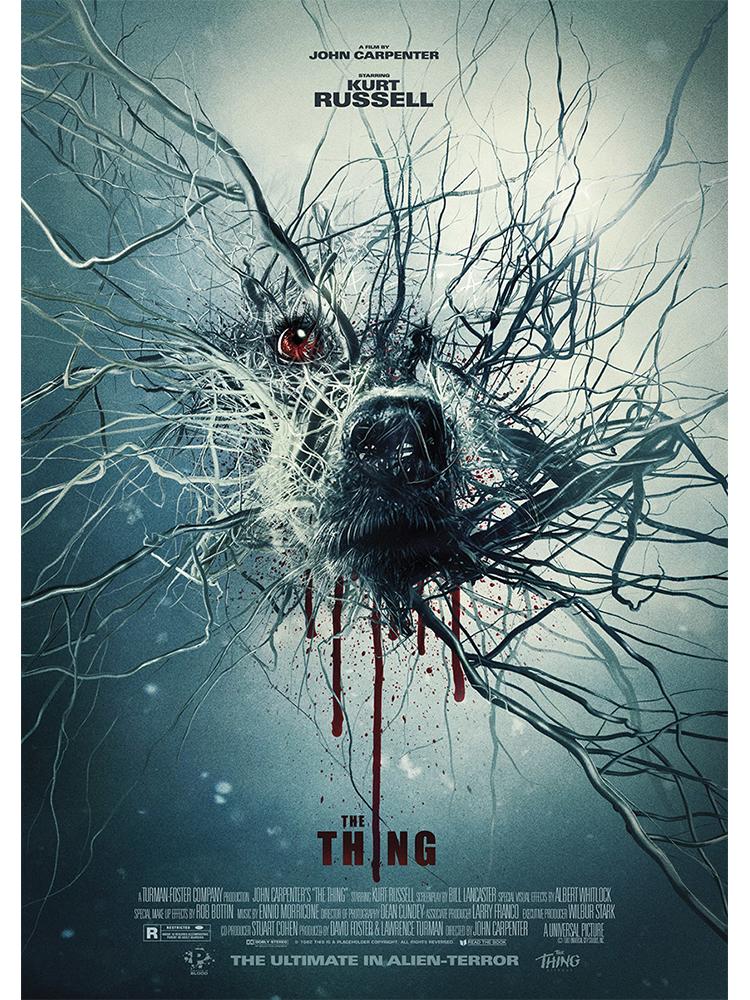 

Классический фильм ужасов The Thing, постеры с принтом, холст, картина Джон Карпентер, настенная художественная картина для спальни, украшение дома 40x60cm No Frame