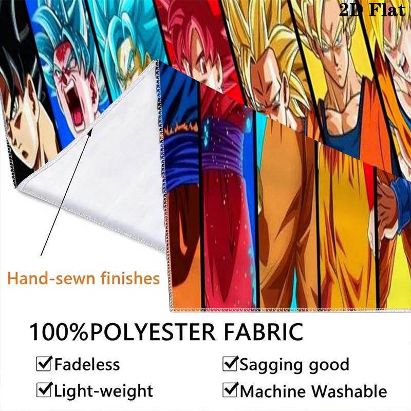 Dragon Ball Super Saiyan Heroes Tapestry Wallmounted Background Cloth Background Cloth Gift Background Wall Hanging Cloth