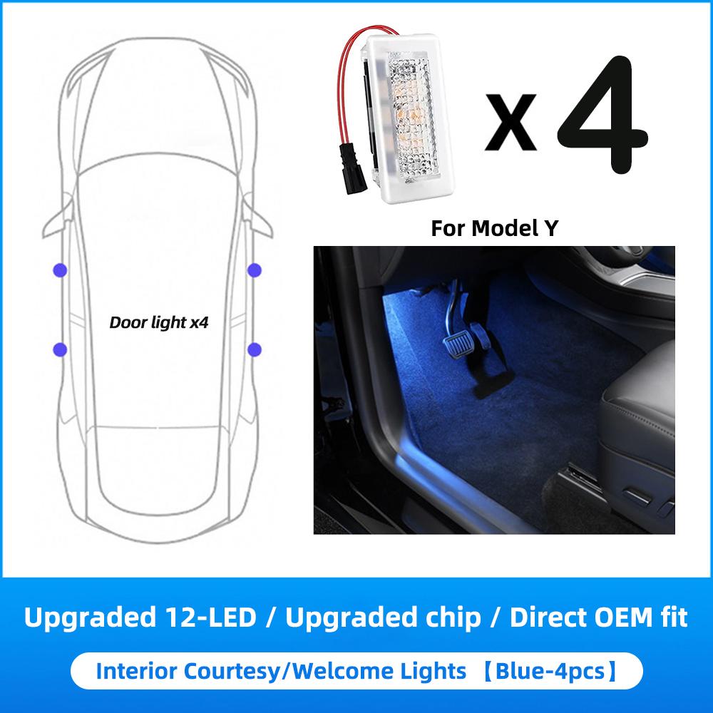 Ultra-bright Interior LED For Tesla Model Y Juniper/Performance/YL 2027- Model 3 Highland 2018-2024 Light Ambient Bulbs