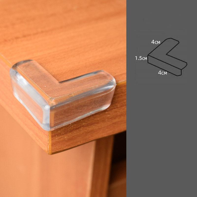 

10 шт., силиконовая защита для детей, мебель для стола, детский угловой защитный чехол для стола, детские мягкие защитные приспособления для предотвращения столкновений