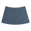 Artificial Leather Placemats Oil Resistant Chinese Style Engraved Flower Pattern Fan-Shaped Placemats Dining Table Decor