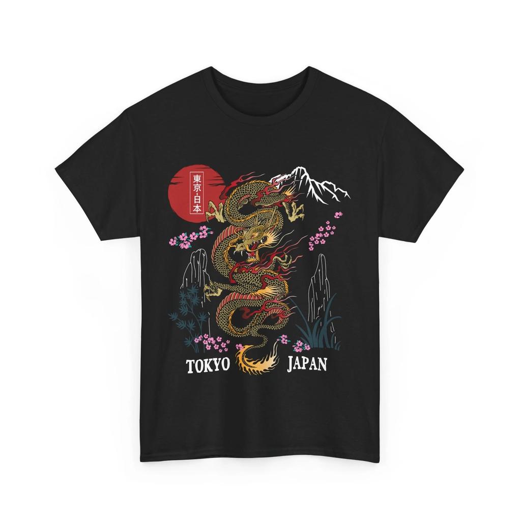 Dragon Lovers Shirt, Japanese Culture Dragon Women Men T-shirt
