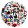 50Pcs Gundam Cartoon Graffiti Stickers Waterproof Diy Decals For Phone Laptop Skateboard Notebook Water Bottle Ipad Car Decor