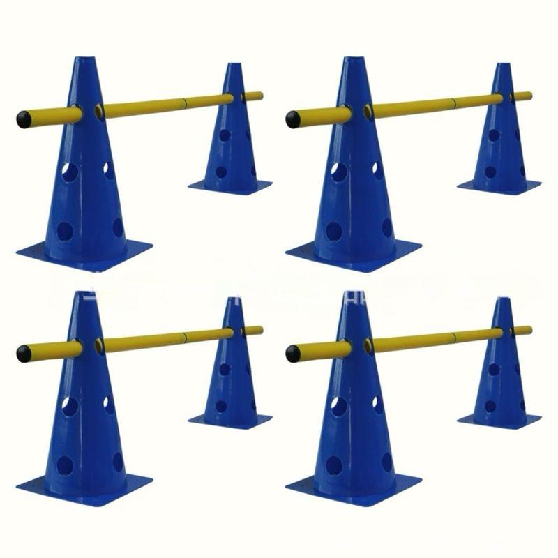 Dog Agility Training Equipment Dog Obstacle Training Jump Rod Cone Barrel Sign Post Combination Hurdle Dog Trainer Pet Supplies