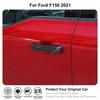 4pcs Exterior Door Handle Shell Decor COVER Trim For Ford F150 21+ Carbon Fiber