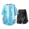 Two-piece Set Of Short-sleeved Shorts, Loose And Breathable Casual Running Fitness Suit