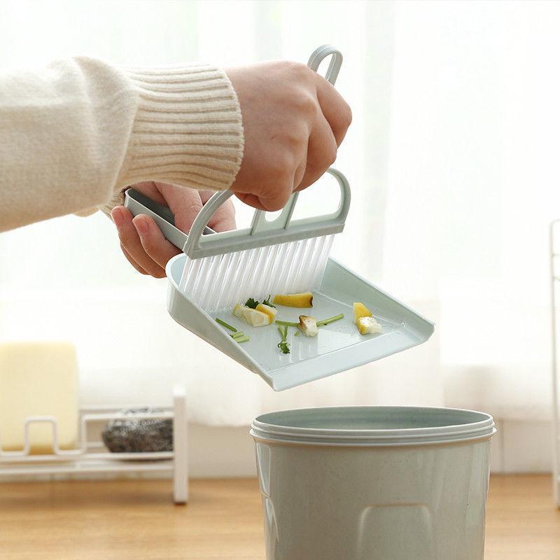 Mini Broom and Dustpan Set for Pets, Desktop, and School Cleaning