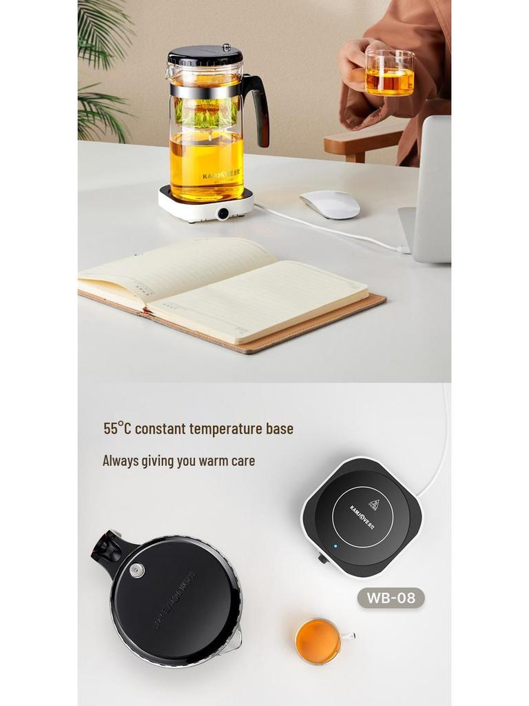 Golden Stove TP200/TP300 Elegant Heat-Resistant Glass Tea Pot & Large-Capacity Cup for Tea Ceremony and Home Brewing.
