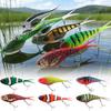 1PC 67G/13.4CM VIB Soft Fishing Lure Forked Tail Lead Core Long Cast Bionic Bait Fishing Supplies