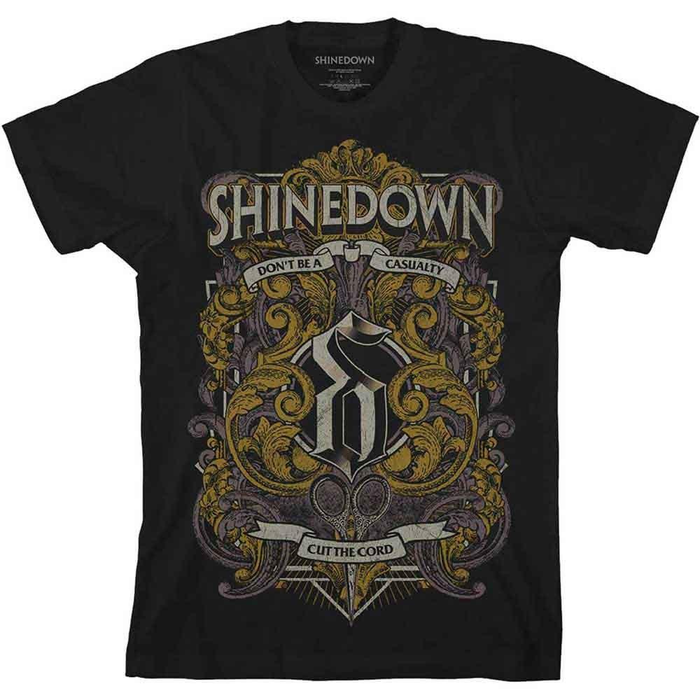 Shinedown Ornamental Scissors Official Tee TShirt Mens Unisex T-Shirt L