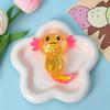 Colorful Salamander Maltose Fidgets Toys Squishy Malt Sugar Stretchy Axolotl Fun Squeeze Birthday Supplies Anti-Anxiety Gift