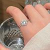 New Chinese Cold Feeling Chalcedony Gourd Water Drop Ring Female Personality Light Luxury Retro Elegant Versatile Ring Ring