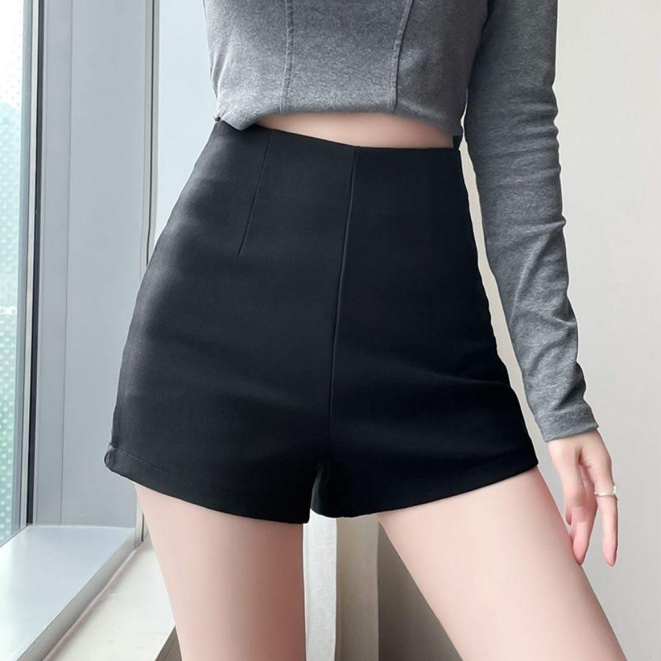 Women's High Waist Elastic Casual Three-Point Shorts - Spring/Summer Anti-Exposure Fit