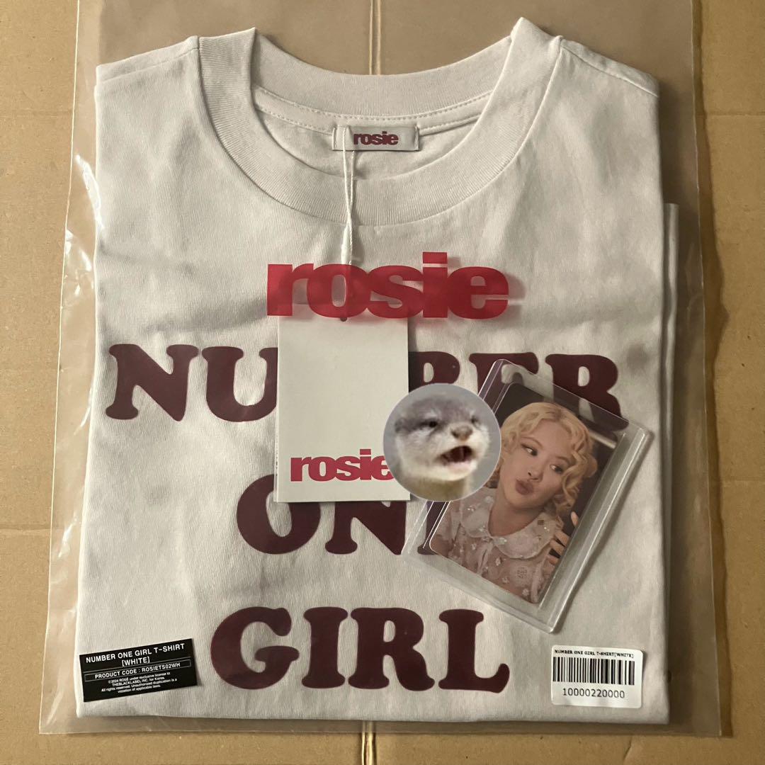 

[Б/У] BLACKPINK Rosé Rosie POP-UP Футболка Белая