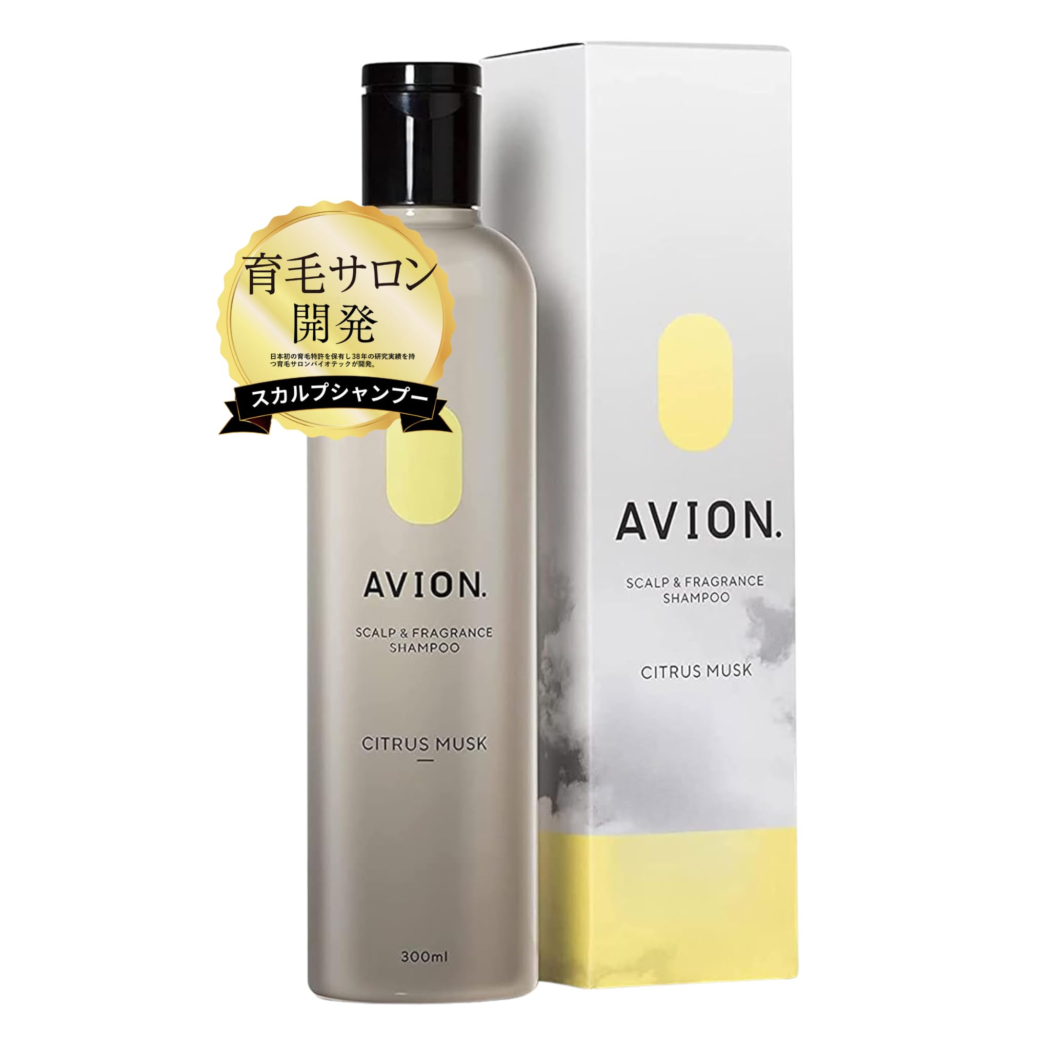

AVION Fragrance Shampoo 300 мл Густая пена для восстановления волос и кожи головы Шампунь для мужчин и женщин Уход за кожей головы (Цитрусовый мускус)
