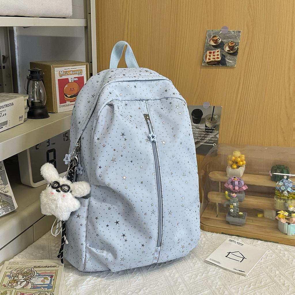 Schoolbag Spring New Schoolbag Female Korean Ins Sweet Stars Girl Heart Travel Backpack High Value Mori Backpack