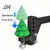 Durable Hitch Cover 3D Printed Christmas Tree Trailer Coupling Cover, Tow Ball Protective Cap, Universal Accessory for Truck SUV Holiday Decor