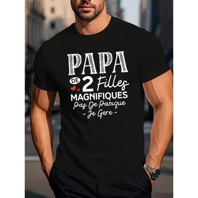 Europäische Größen Herren Freizeit Sportlich Mode Trend Fitness Outdoor Zuhause Kurzarm T-Shirt, Mit 2D Gedruckten Mustern, Elastisch und Bequem