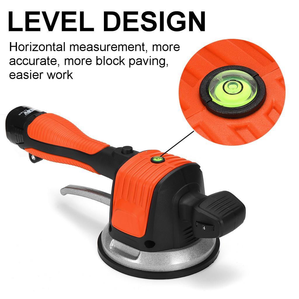 6 Levels Professional Wireless Tile Leveling Machine 16.8V Tile Floor Portable Power Tool Lithium Battery Wall Tile Vibration Leveling Tools