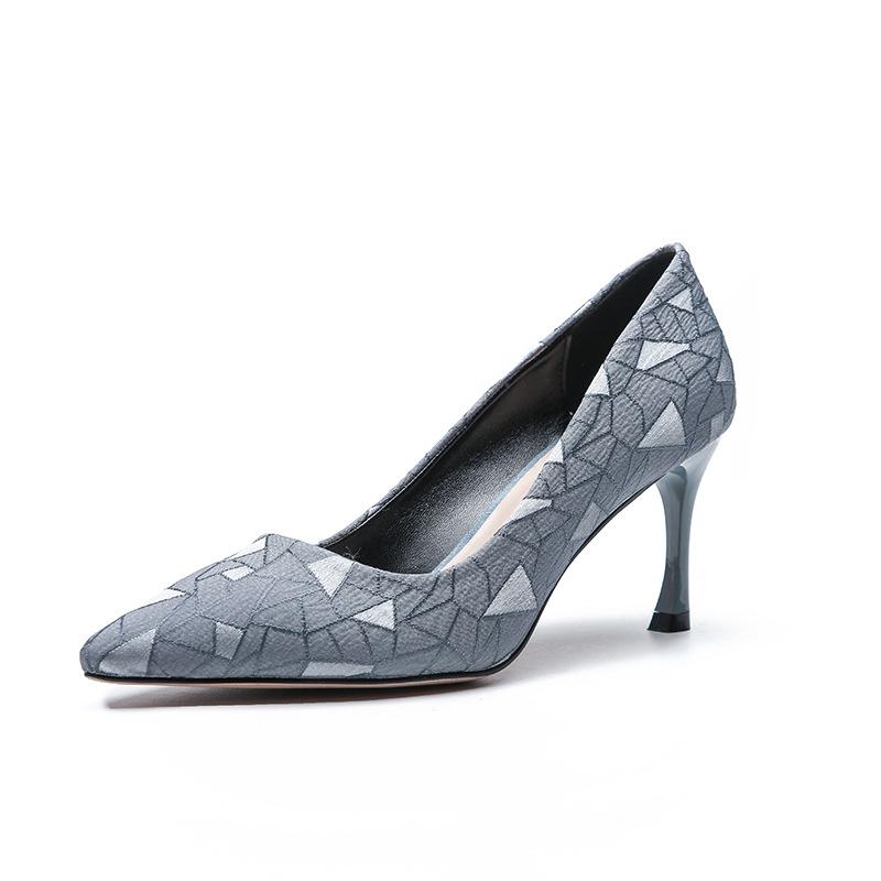 High Quality Fashion Steel Thin Female Heels Ladies Shoe Designer Women Famous Brands Heels Shoes