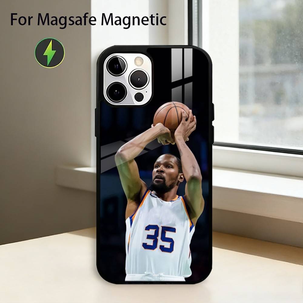 Basketball Sport Kevin Durant Handyhülle Für iPhone17,16,15,14,13,12,11 Plus,Pro Magnetisch Für Magsafe Kabelloses Laden