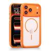 Luxury Matte For Magsafe Transparent Phone Case For 17 16 Plus 15 14 13 12 Pro Max Air Magnetic Lens Protective Cover