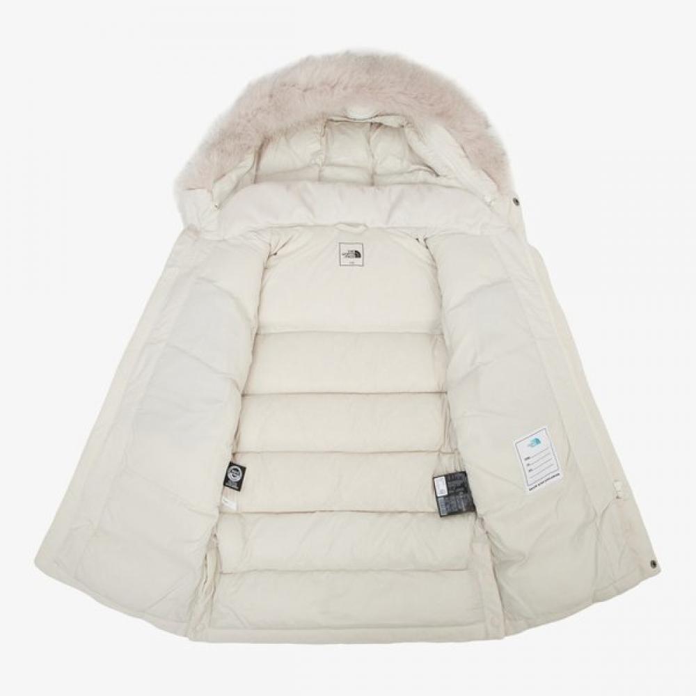 The North Face Kids Explore Down Coat  Rds  White Sand Nc1dr57t