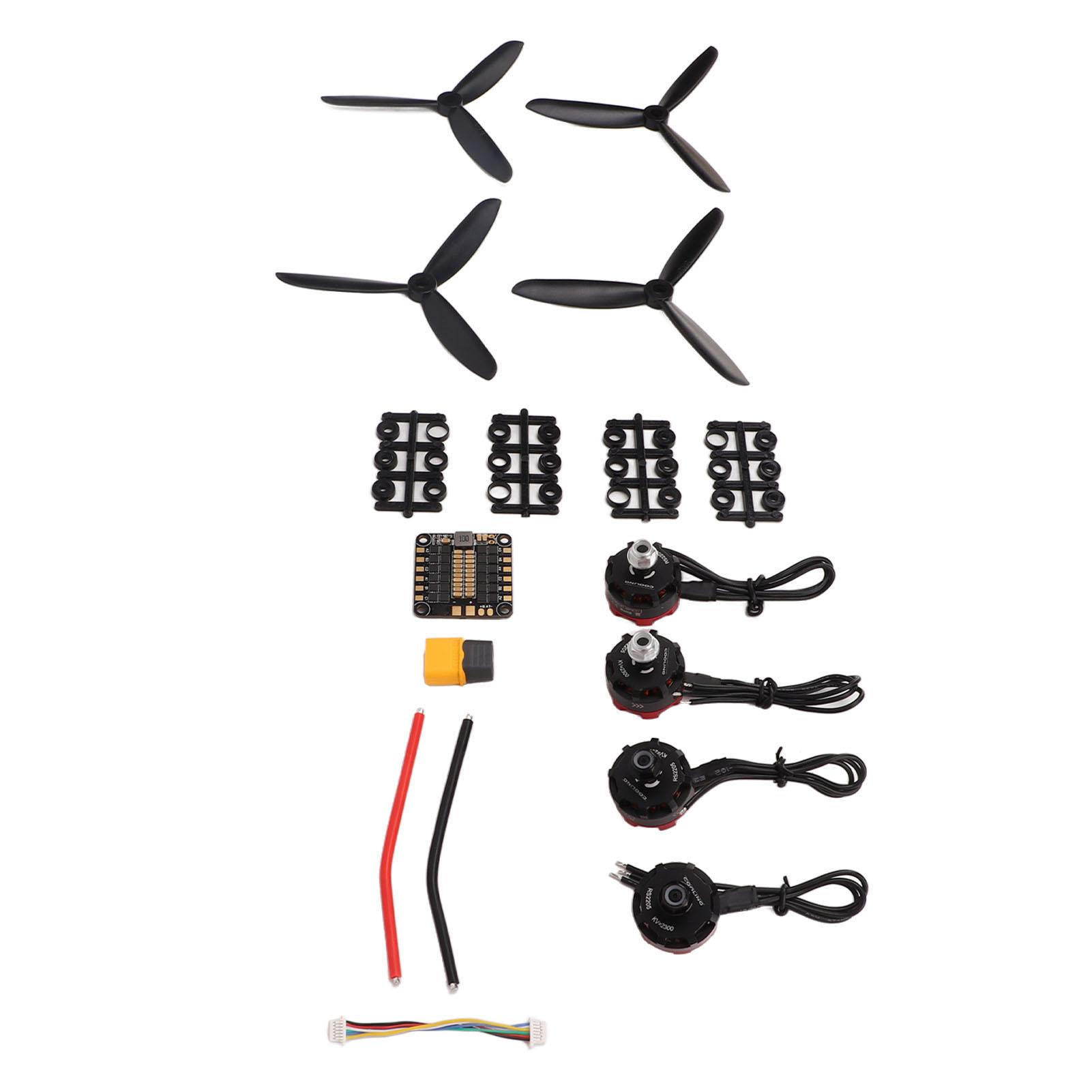 

Безколекторний двигун 2205 2300kv 4-в-1 30A ESC Набір пропелерів 5045 для RC FPV гоночного гелікоптерного дрона