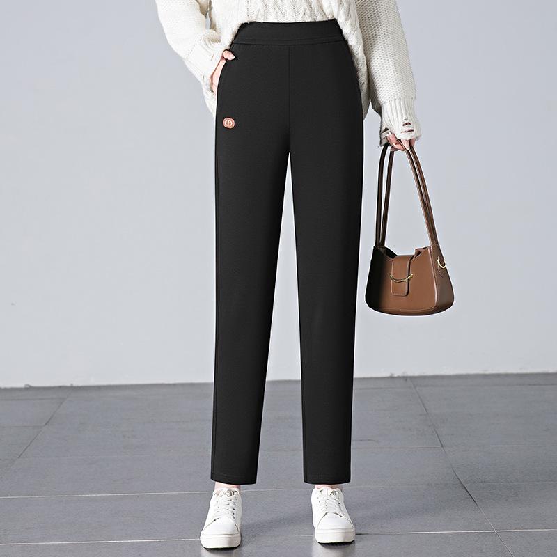 Women's Elastic High Waist Harem Pants - Versatile, Slimming, and Stretchy for Spring 2025