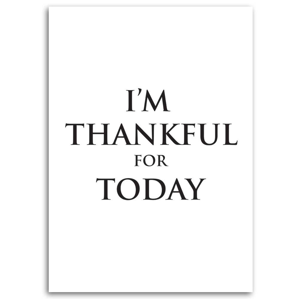 Canvas Print Motivation Inscription Black