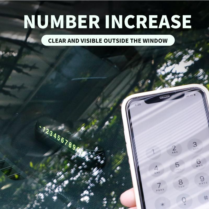 Car Temporary Parking Card Phone Number Card Plate Number Telephone Accessories For Cadillac SRX ATS XTS CT4 CT5 CT6 XT4 XT5 XT6