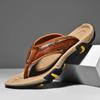 Fashion Men's Summer Shoes Fashion High Quality Slippers Breathable Beach Flip Flops Comfy Walking Man Male Men Slippers Shoes for Men
