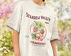 Stardew Valley Shirt Gamer Gift For Gaming Lover Shirt Strawberry Fruit Graphic Tee Pelican Town Cozy Gamer Tshirt Oversized T-Shirt Unisex