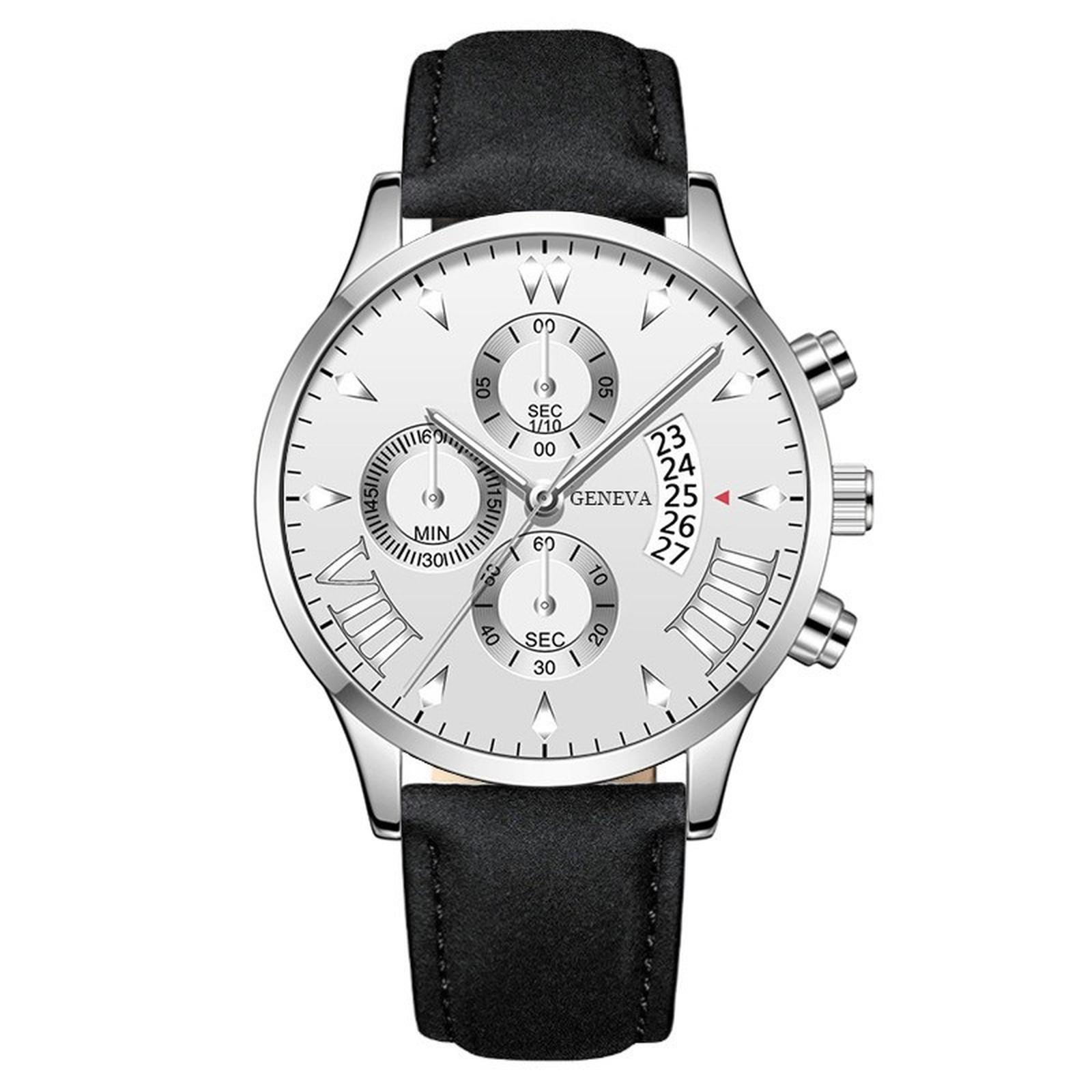 

Мужские водонепроницаемые светящиеся наручные часы-будильник для бега One Size серебряный