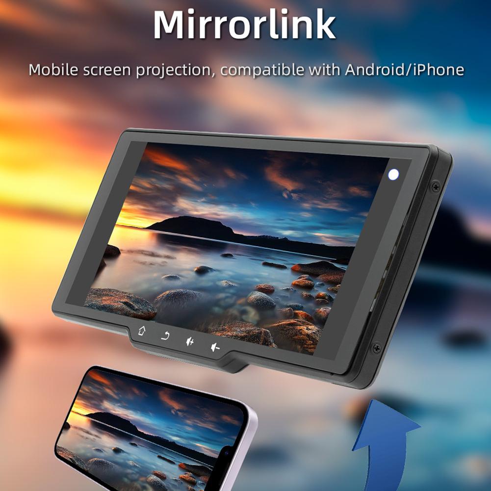 10,26 Zoll Multimedia-Player HD Touchscreen Drahtlose Carplay Android Auto Bluetooth-kompatibel IPS Display USB SD FM Sender