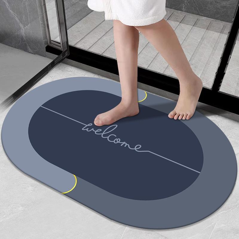 

Toilet floor mats, diatomaceous earth bathroom floor mats, absorbent non slip floor mats, wear-resistant floor mats 40x60cm15.7x23.6in