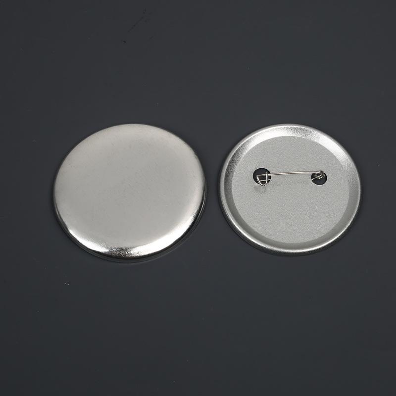 Tinplate Brooch Badge Base and Pin Accessory