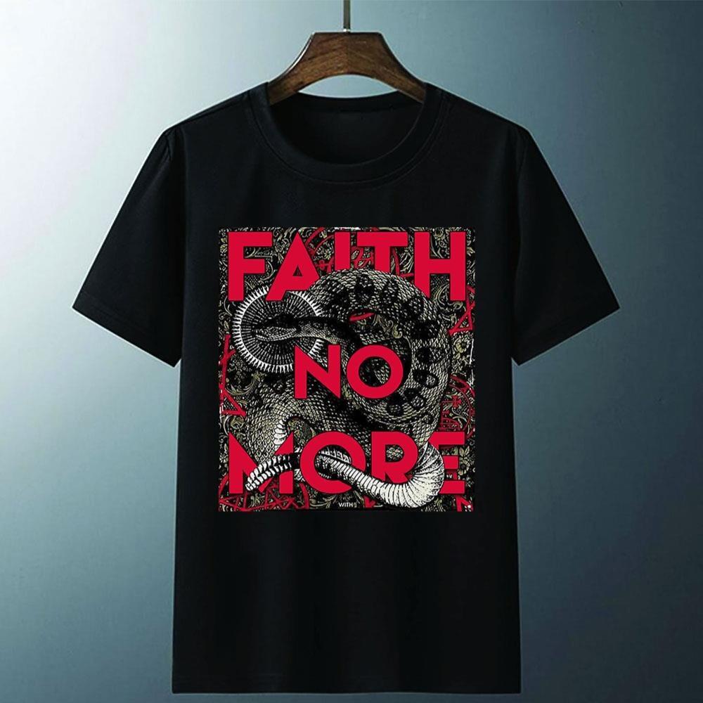 

New Faith No More Snake Men Black Unisex Full Size Shirt FN667 Unisex T-Shirt XXXL