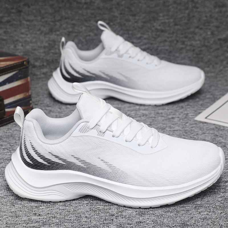 Summer new casual mesh sports running shoes men's and women's same versatile fly-woven shoes soft-soled sports shoes