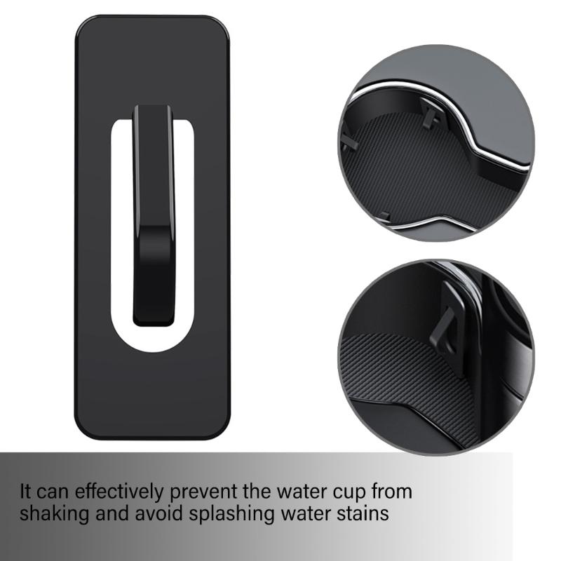 3Pcs/6Pcs Car Cup Holder Limiter Self Adhesive Fixing Clip Auto Water Cup Slot Limit Pad Bottle Slot Limiter