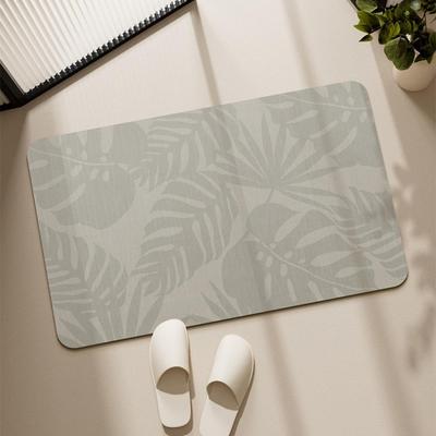 Basit Baskılı Banyo Kalınlaştırma Matı Banyo Kaymaz Halılar Lavabo Küvet Kenarı Yer Halısı Duş Odası Paspası Hafızalı Köpük 3D Ped