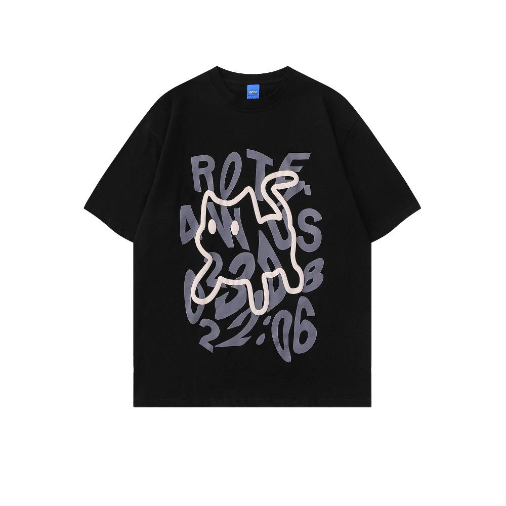 Kittens Avatar Blouse Women's T-shirt Female Y2k Clothes Girls Kawaii Tops House Pet Print Streetwear Cute Cat Graphic Clothing