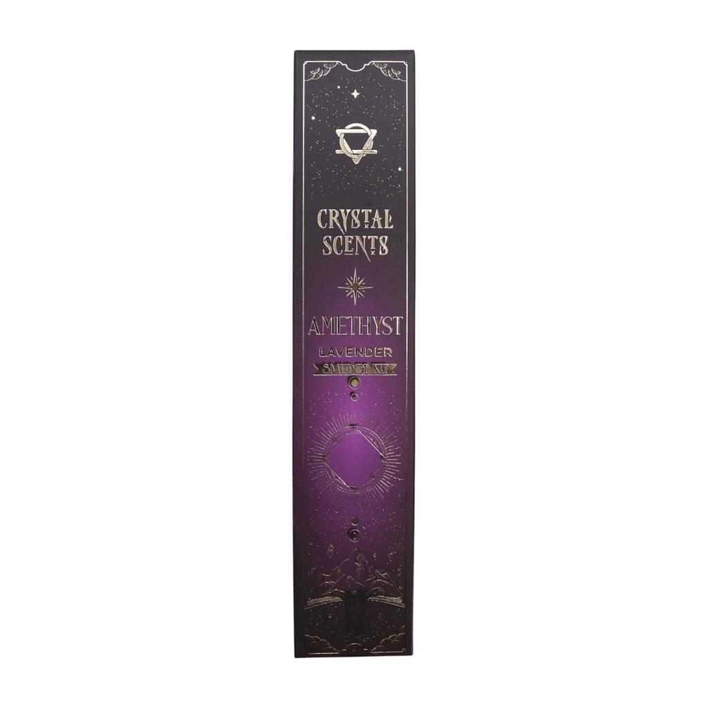 Amethyst Crystal Scents Smudge Incense – Lavender