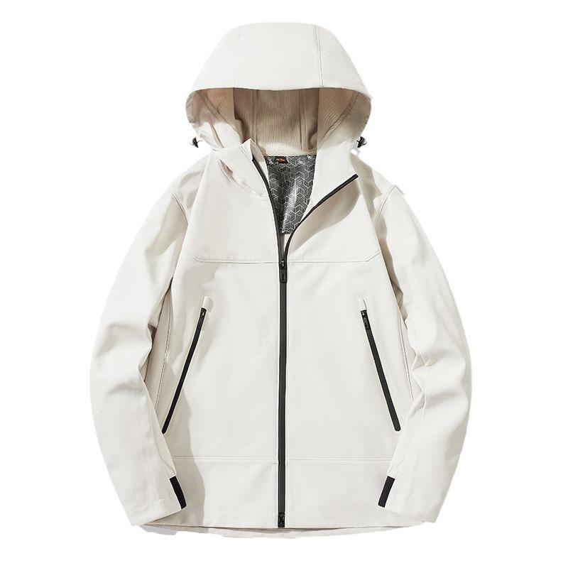 Unisex Graphene Softshell Windbreaker Jacket 2024: Light, Windproof Travel & Hiking Wear for Spring & Autumn.