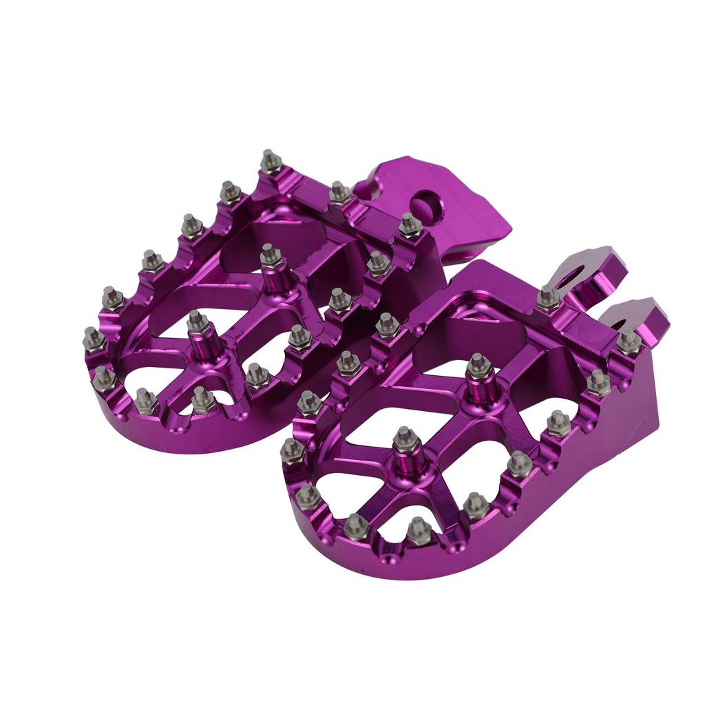 Motorcycle Pair Foot Pegs with Spring and Teeth 6061 Aluminum Motorcycles Accessories For SURRON Hyper Bee