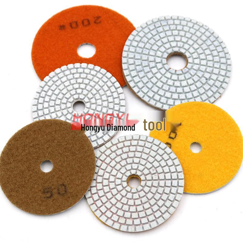 Diamond Wet/Dry Polishing Pad for Marble, Granite, and Stone Countertops