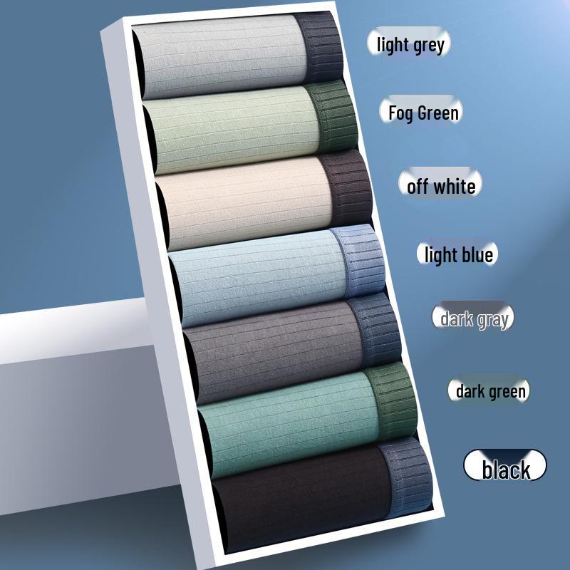 Men's Antibacterial Cotton Boxer Briefs - Trendy & Comfortable for Teens and Boys