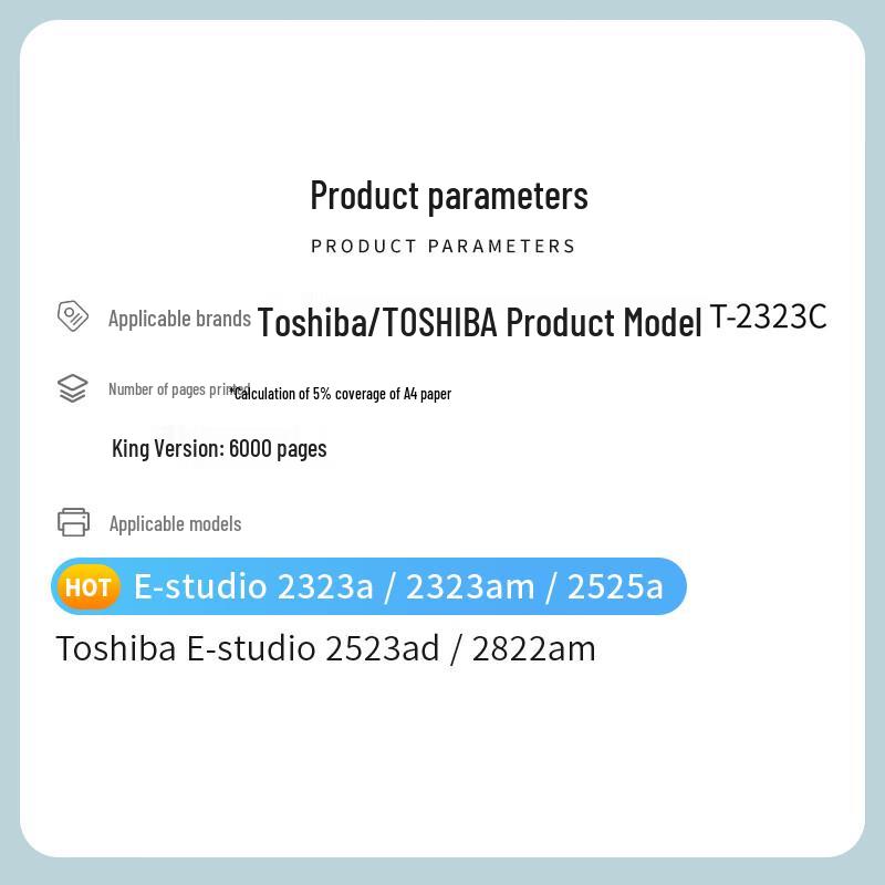 Compatible Toner Cartridge for Toshiba E-studio