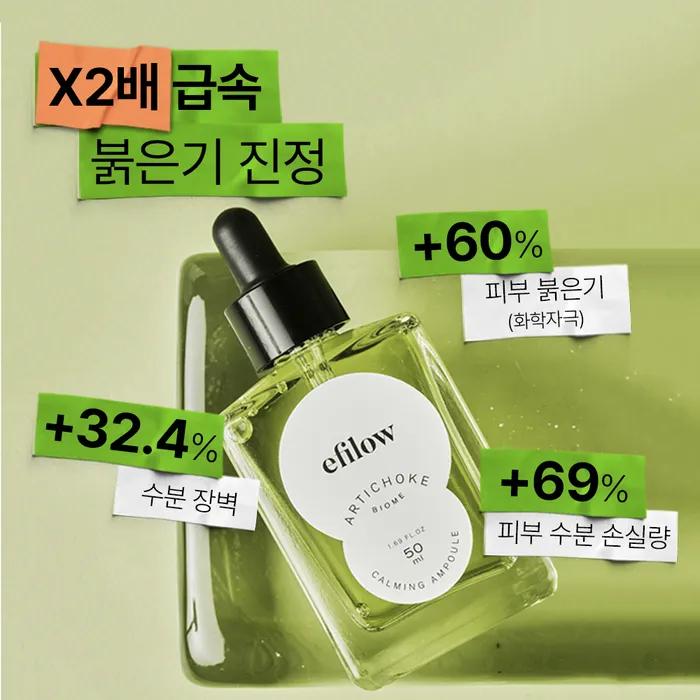 [x2 speed soothing]_Artichoke Hyaluronic Acid Moisturizing Soothing Ampoule 50ml