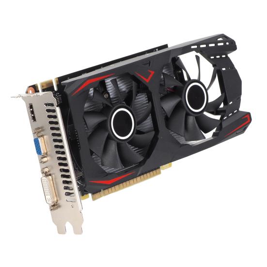 Computer Graphics Card 128-bit Interface 4GB Dual Fan Design PCI-E GDDR5 Universal Low Power